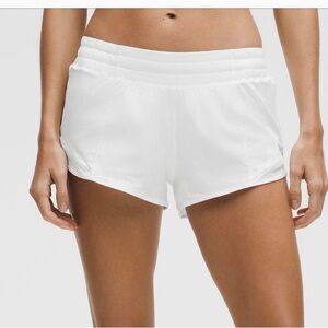 Lululemon Athletica White Athletic Shorts